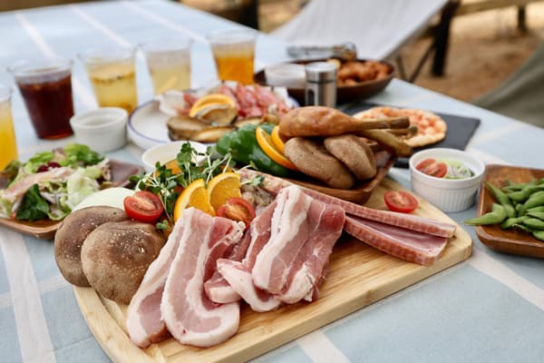 Ingredientes BBQ preparados