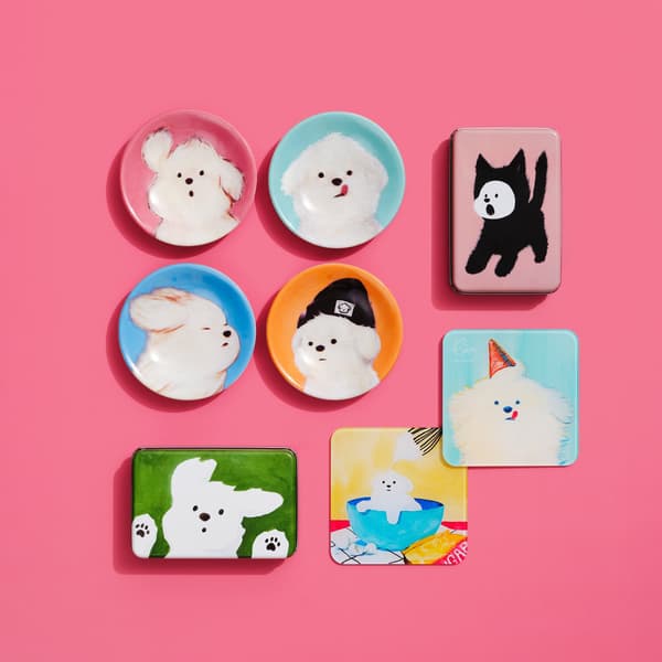 Mini Plate Set, Tea Tins, Acrylic Coasters