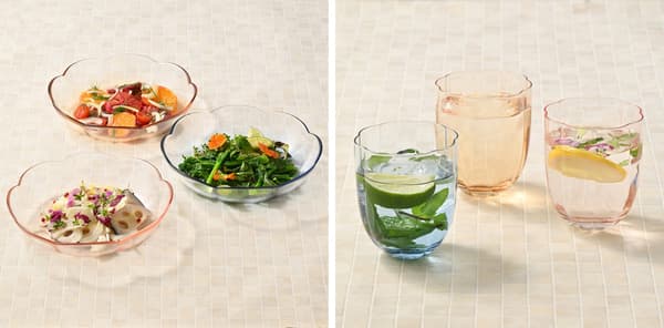 漸層花朵玻璃系列概覽