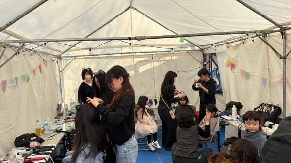 고양이 헤어스타일 연출 장면