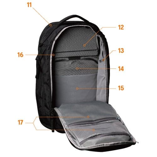 Max EDC interior features