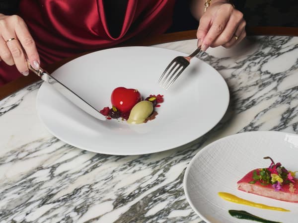 Valentine's special menu