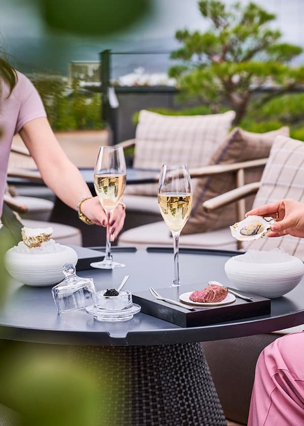 Selección de bocados de lujo