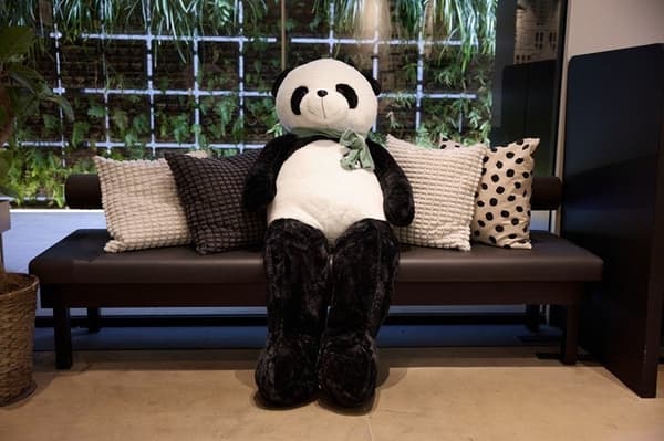 巨型熊猫毛绒玩具