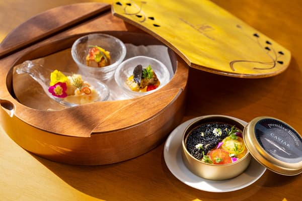 以信州食材搭配世界三大珍馐的前菜