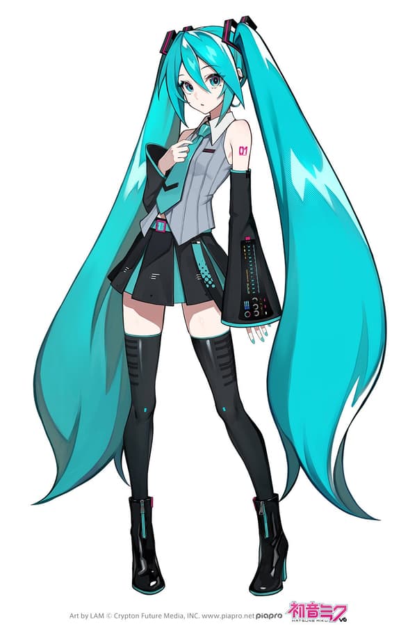 Hatsune Miku V6 Official Visual (Art by LAM © CFM)