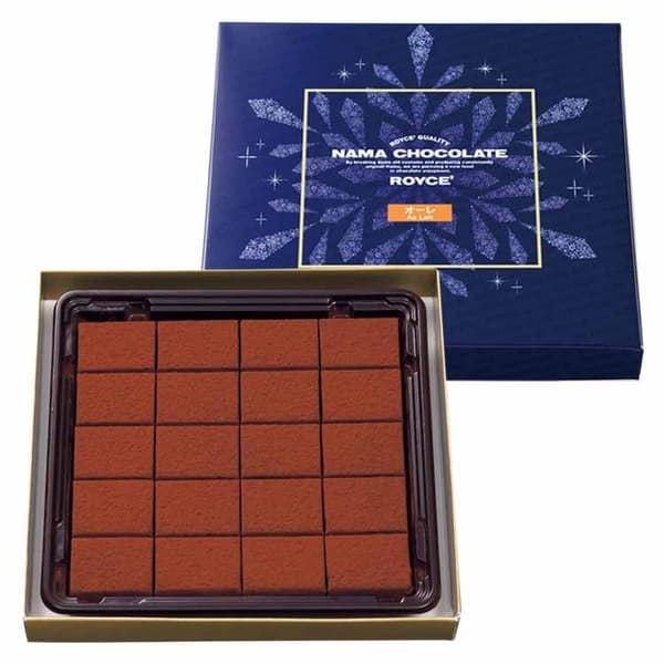 ROYCE' Nama Chocolate Au Lait Winter Package Detail