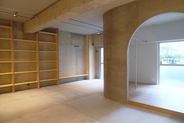 Renovation detail – curved walls