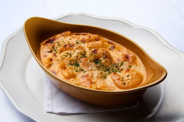 Small Shrimp Macaroni Gratin