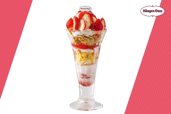 Strawberry Parfait with Häagen-Dazs