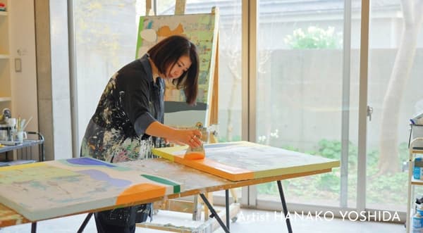 吉田花子 | 工作室内