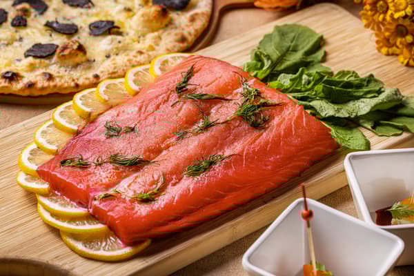 비트 절임 연어 카빙 서비스