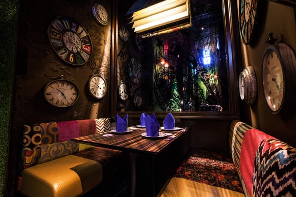 Upside-Down Clock Room