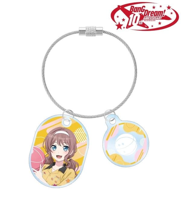 BanG Dream! × ROUND1 Double Wire Acrylic Keychains (Bowling Shirt ver.)