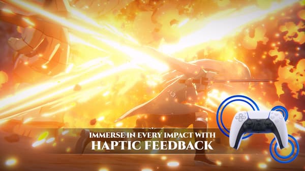 Combat and exploration with DualSense