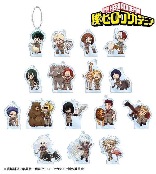 Chibi Character Animal Interaction Ver. Trading Acrylic Keychain