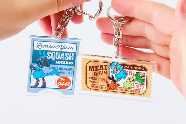 Llaveros acrílicos originales de Pokémon (7 tipos en total)