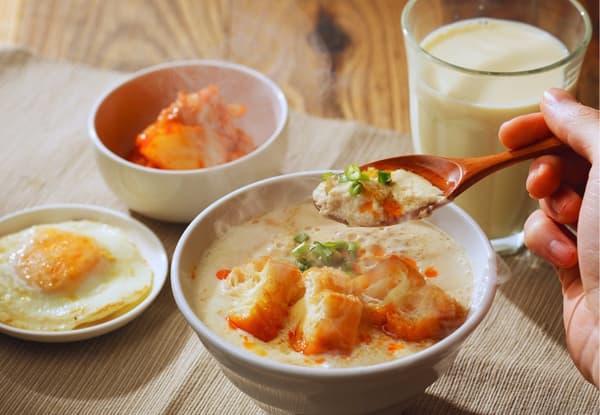 Taiwanese breakfast set at wanna manna