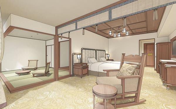 West Wing Premium Japanese-Western Room (63.9 m²) – Artist's impression