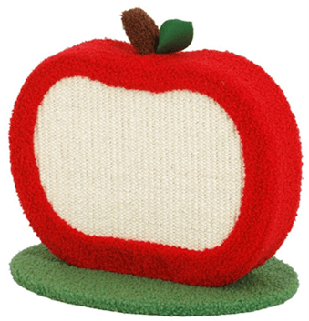 猫抓板苹果和橙子