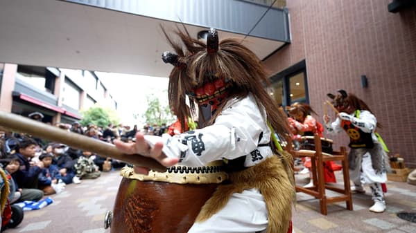 Oni-Daiko performance scene