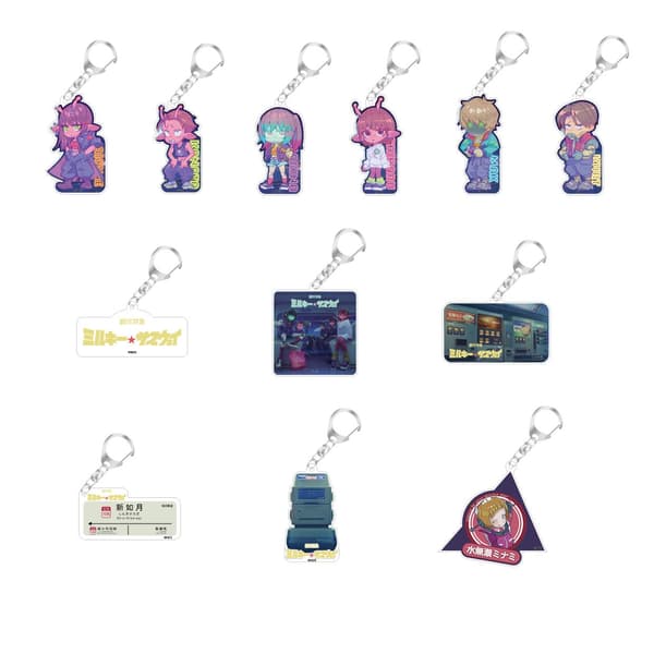 Trading Acrylic Keychains + Venue Exclusive Designs, 12 varieties ¥880 each