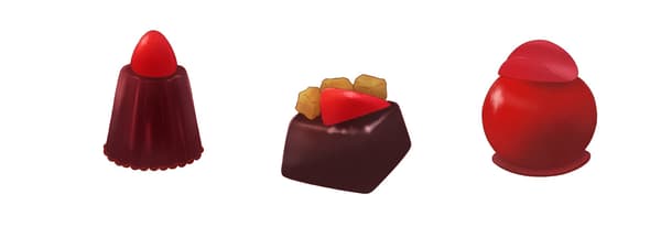 RUBY MOMENTS dessert lineup