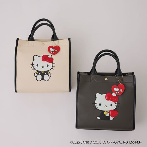 Tote Bag with Acrylic Charm