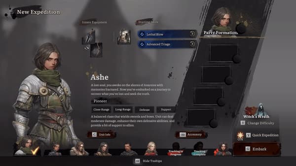 Quick Expedition feature in Lost Eidolons: Veil of the Witch