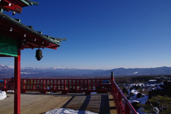Más de 1300 m de altura – Escenario del Templo Asama-san Kannon-do, Sucursal del Toeizan Kan'ei-ji