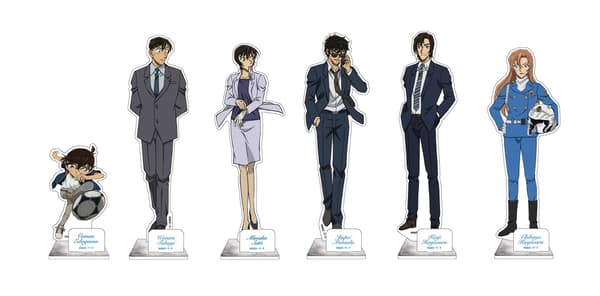 Visualización de la línea de soportes acrílicos de Case Closed Vol.29