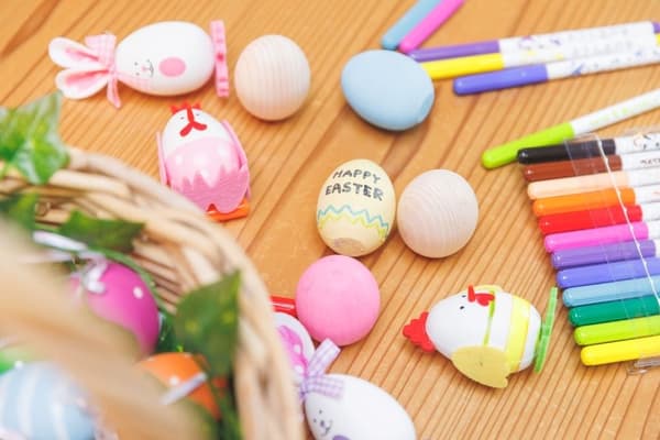 Original Easter egg painting