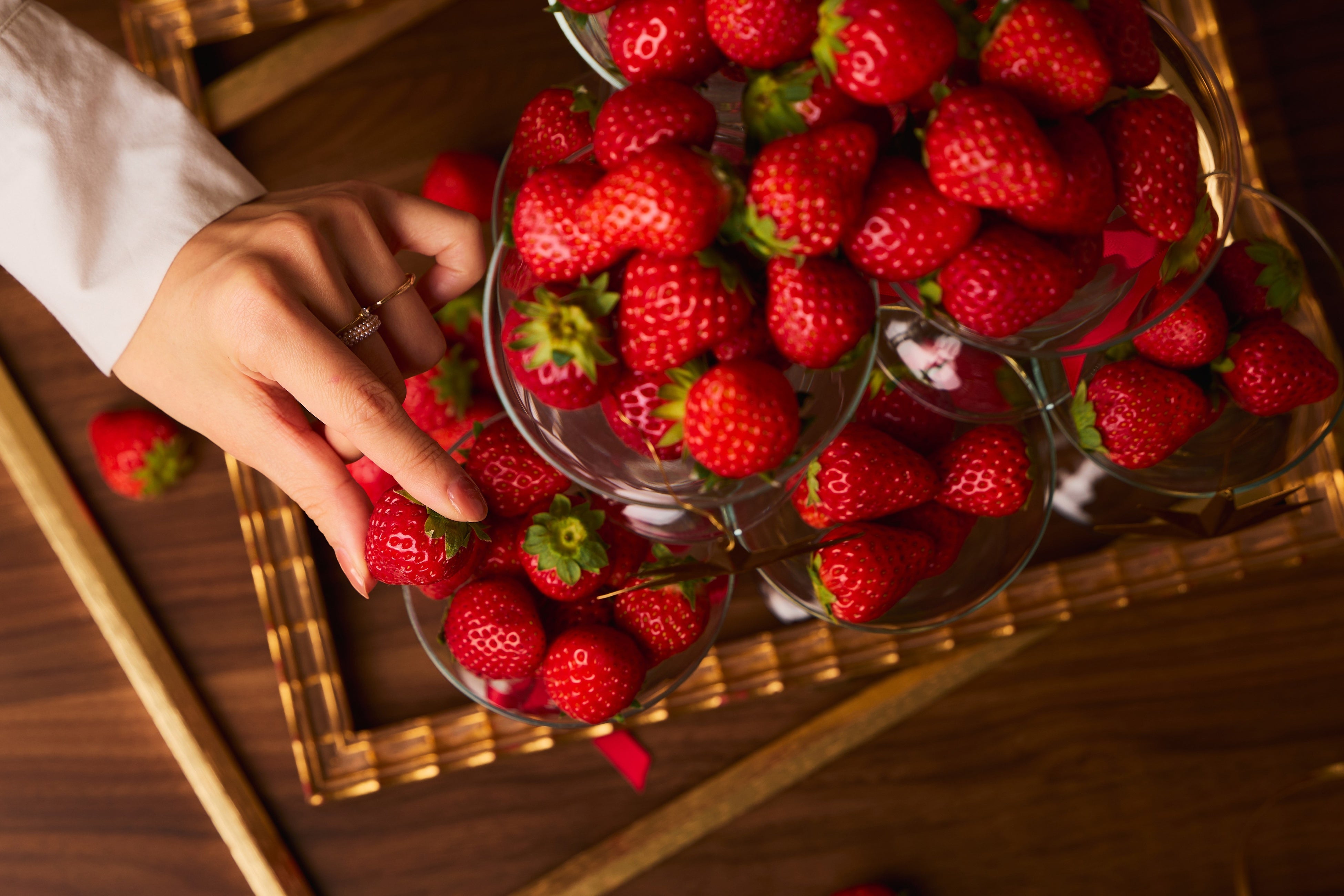 สตรอว์เบอร์รีพรีเมียมห้าสายพันธุ์