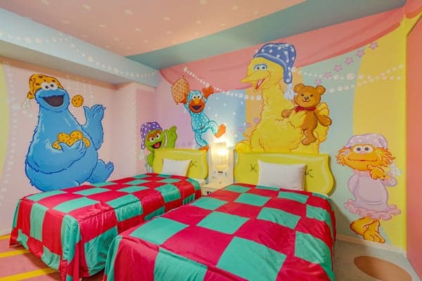 Hotel Kintetsu Universal City Sesame Street Pajama Party Room