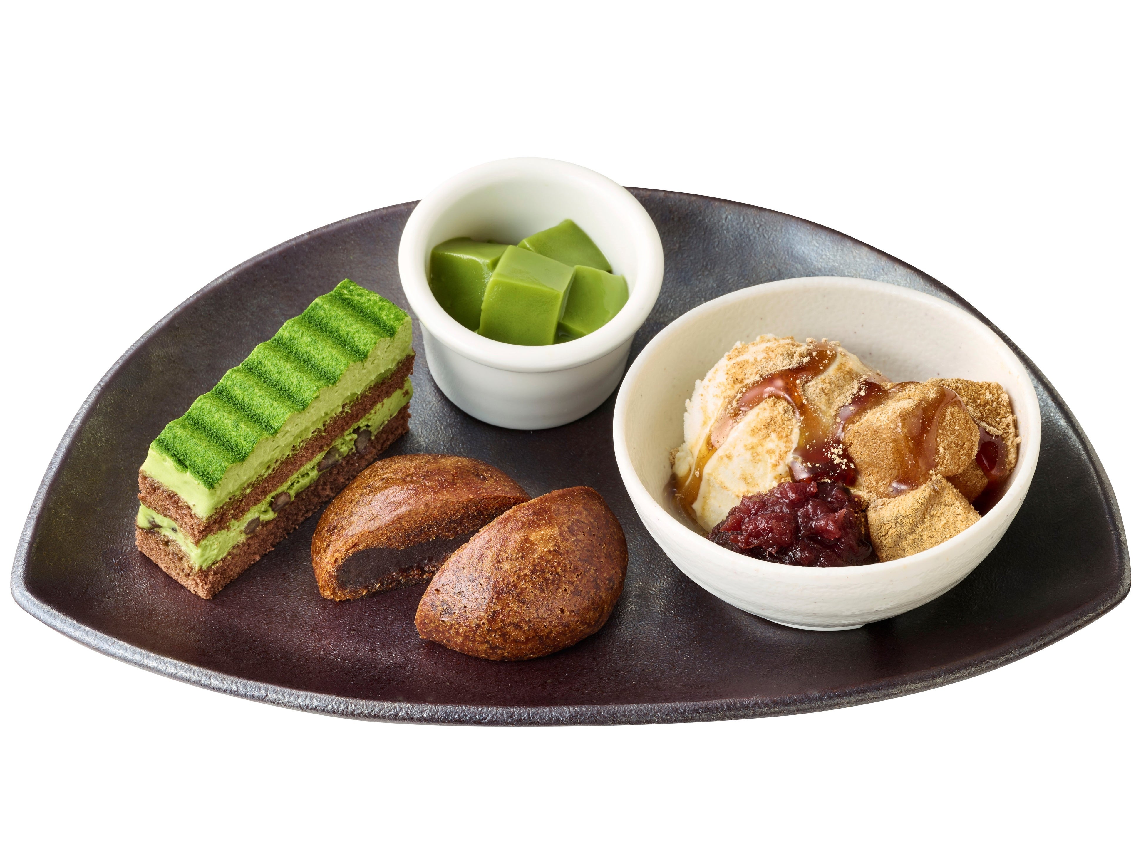 高級日式甜點拼盤 ¥590 / 高級日式甜點拼盤和抹茶套餐 ¥800