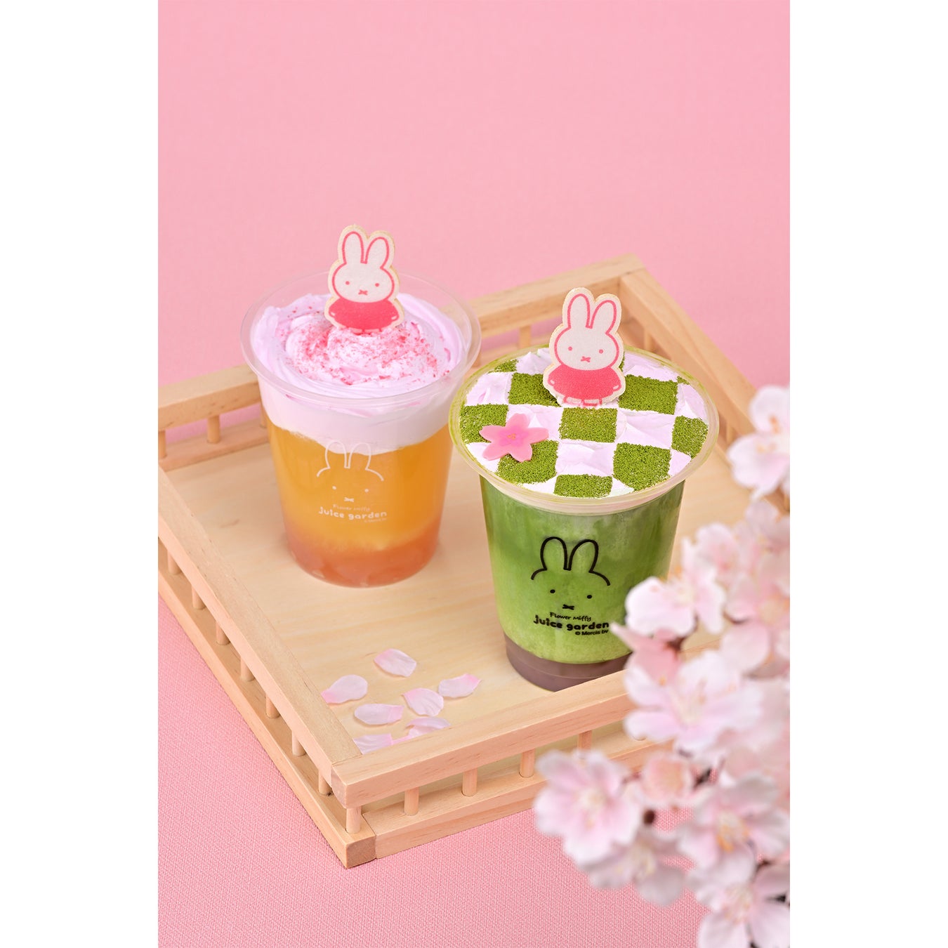 Flower Miffy Juice Garden Unveils Cherry Blossom-Themed Limited