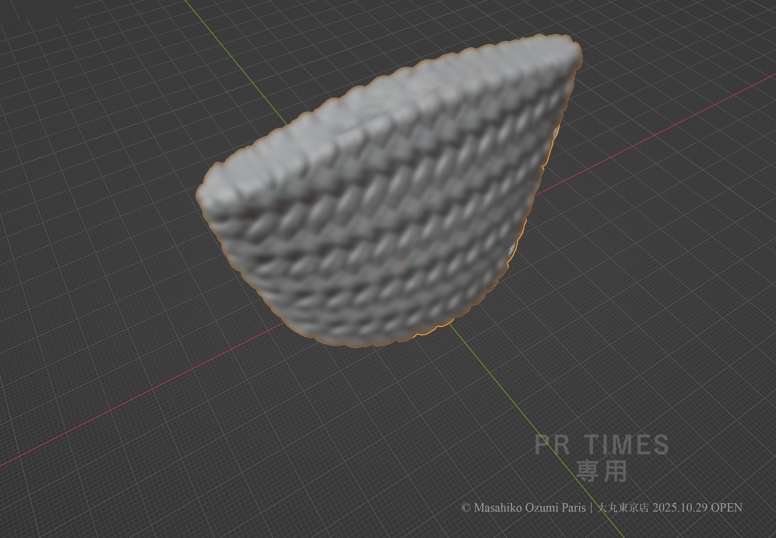 Cake like art pieces are born from such digital modeling