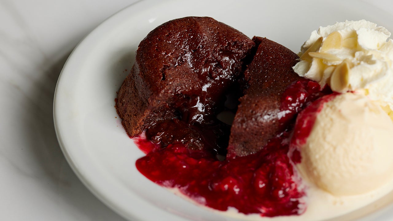 Fondant Chocolat dessert