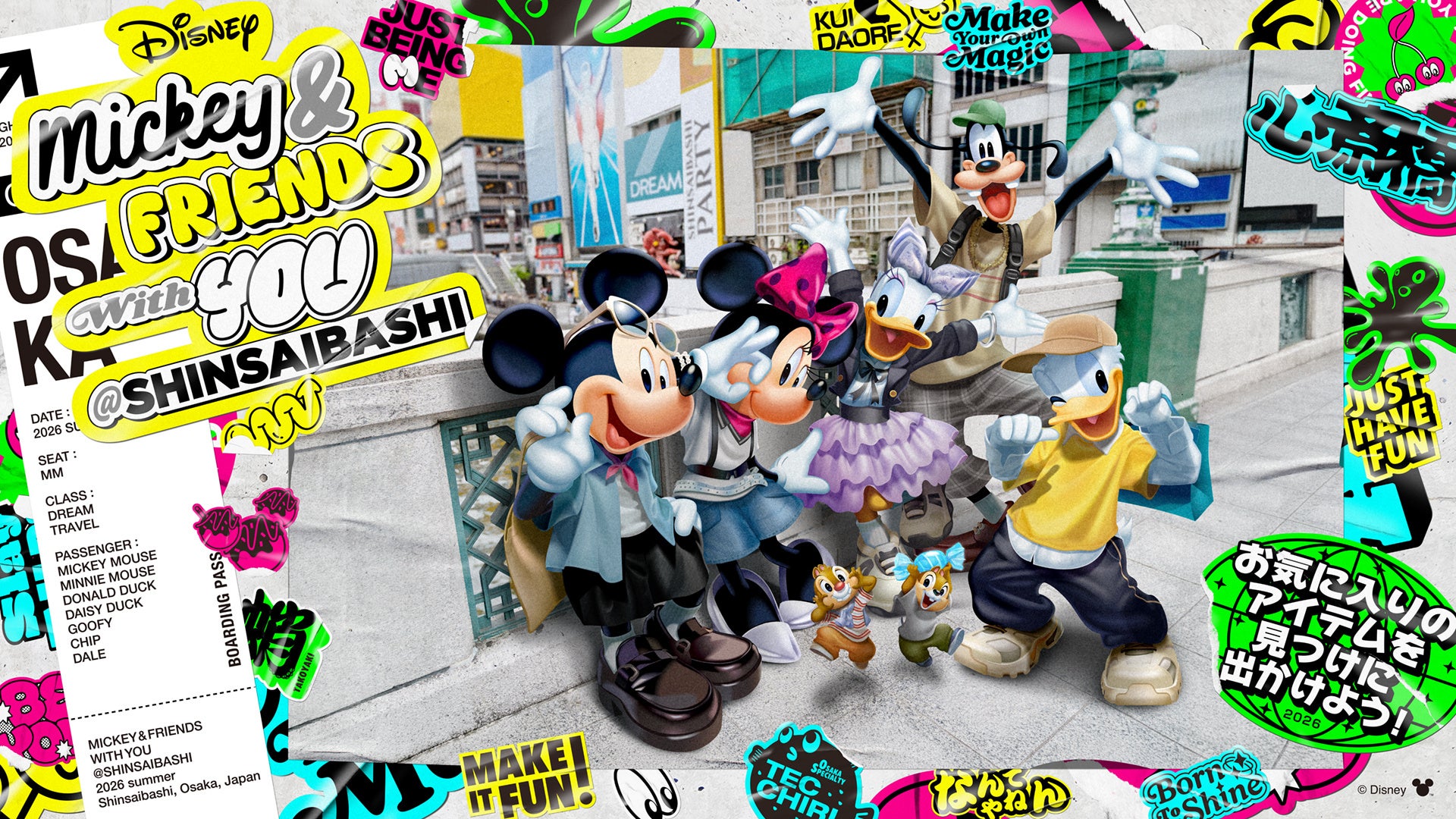 Shinsaibashi's First Walt Disney Japan Collaboration — Mickey