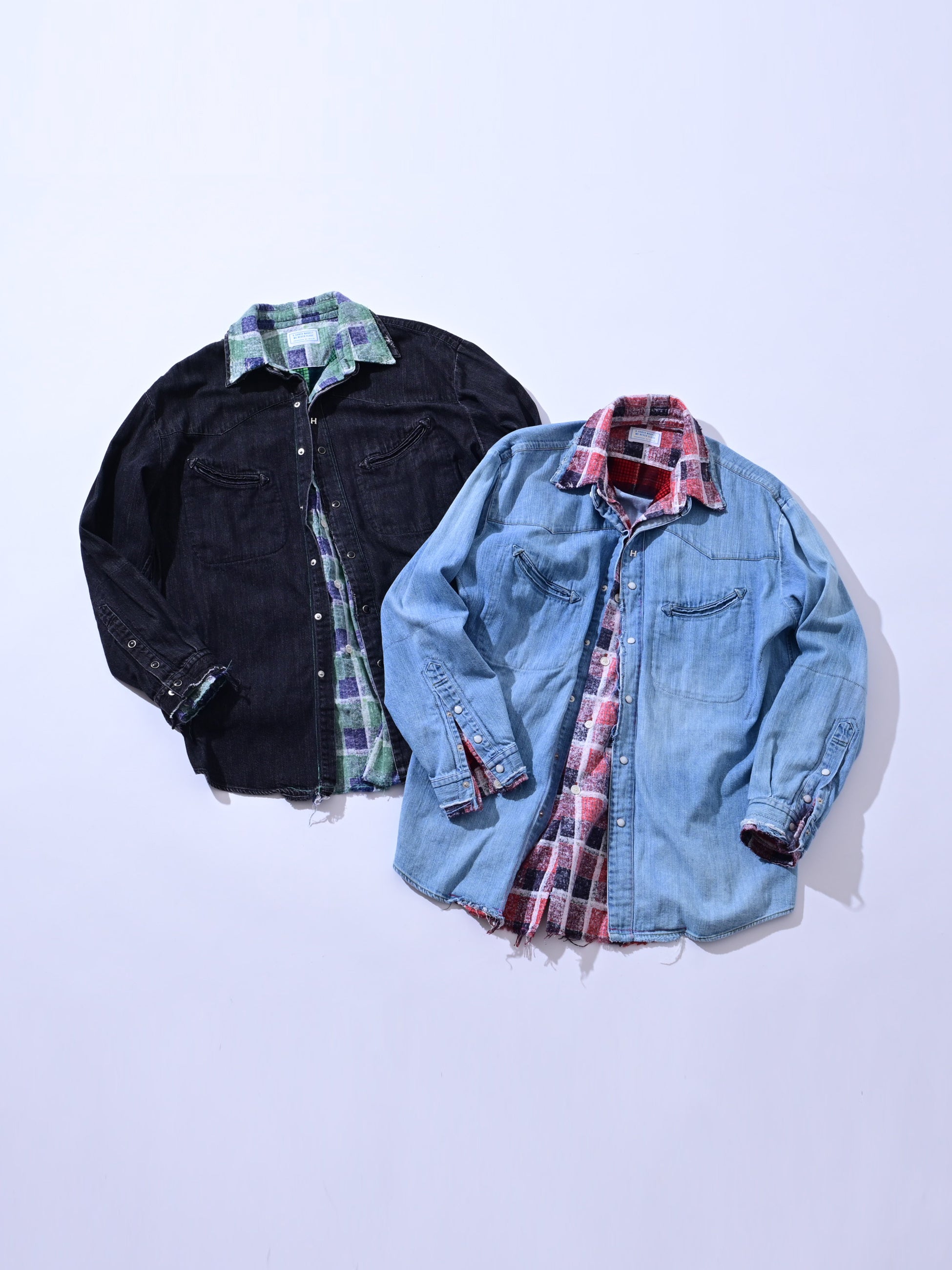 HOLLYWOOD RANCH MARKET layered remake shirt