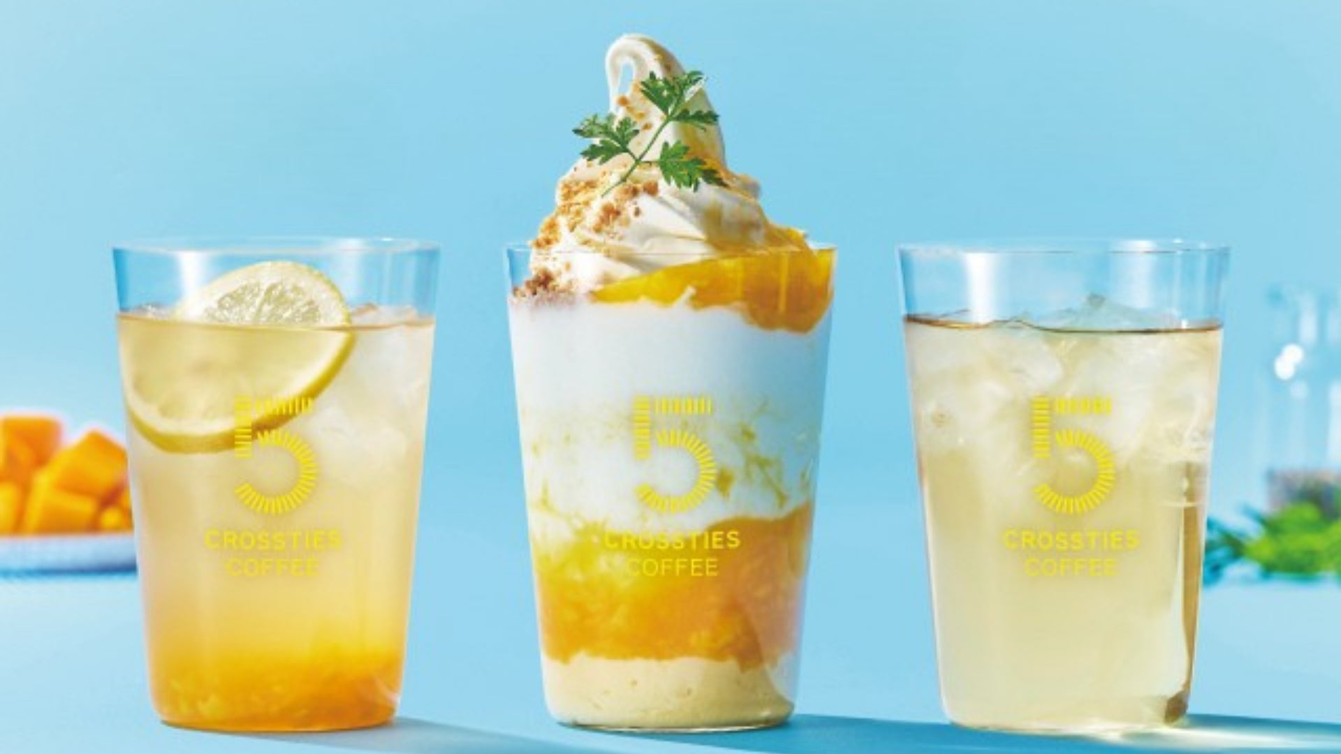 5 CROSSTIES COFFEE Launches 3 New Summer Drinks, Including Dolce Frappe Mango Yogurt, from July 14