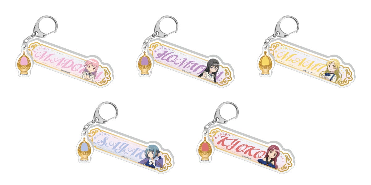 Llavero acrílico con amuleto