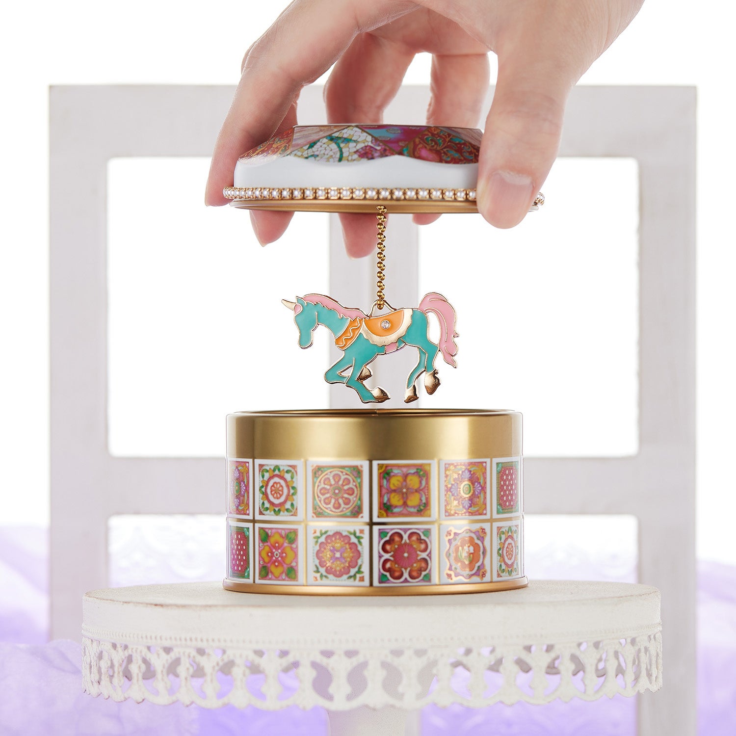 Four types of unicorn charms