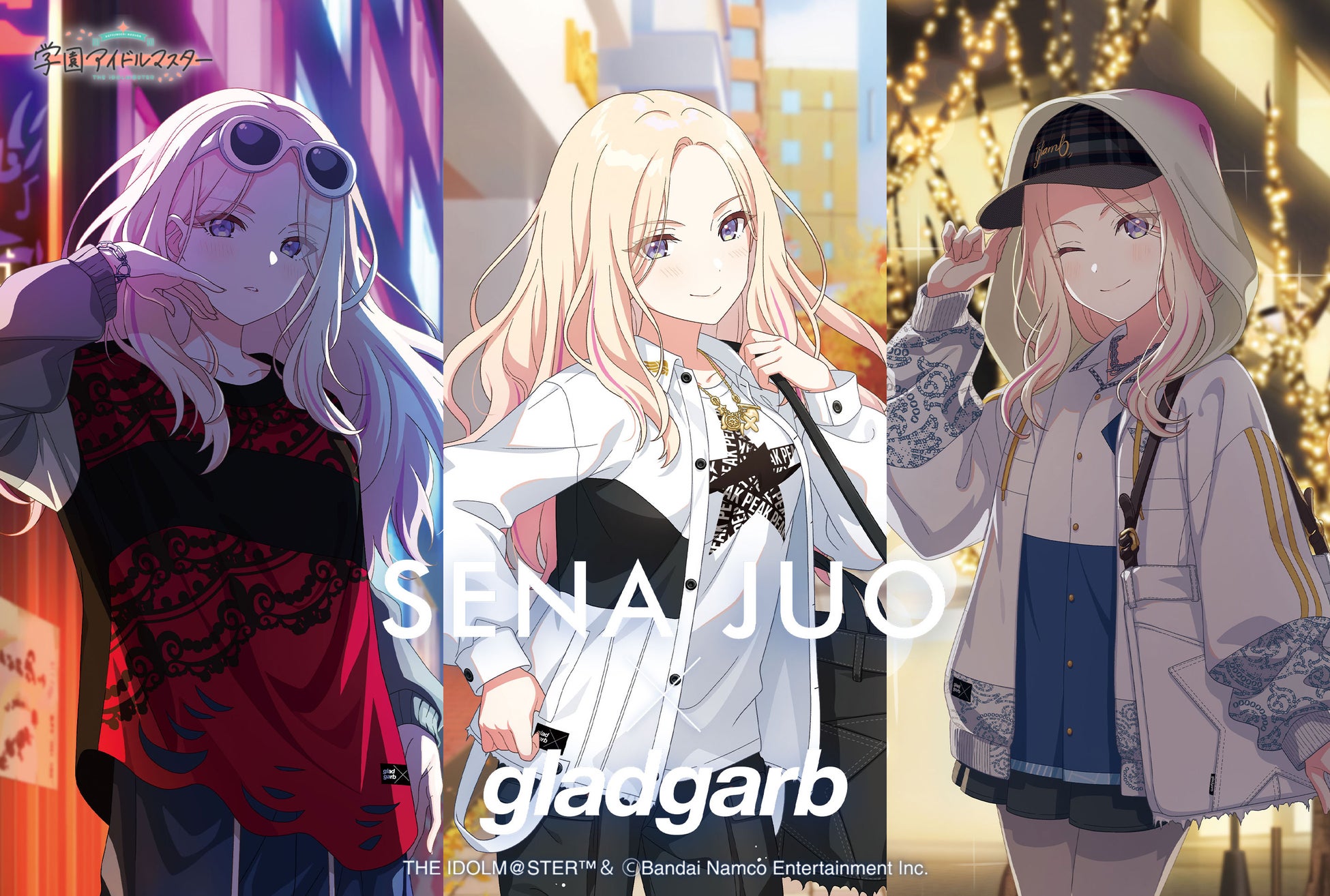 Gakuen Idolmaster x gladgarb Collaboration Features 6 Items
