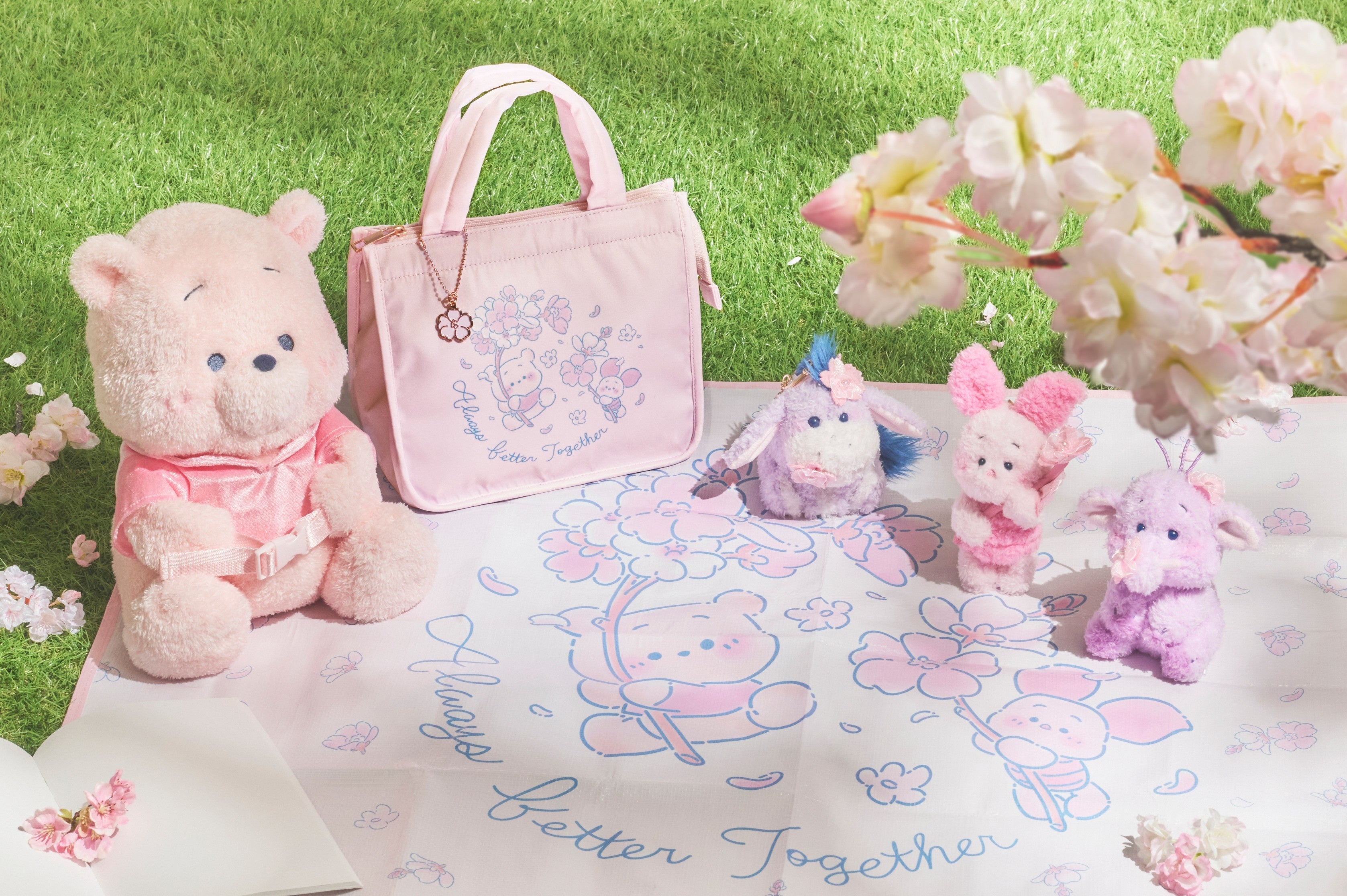 Adorable Cherry Blossom-Themed Winnie the Pooh Collection Launches