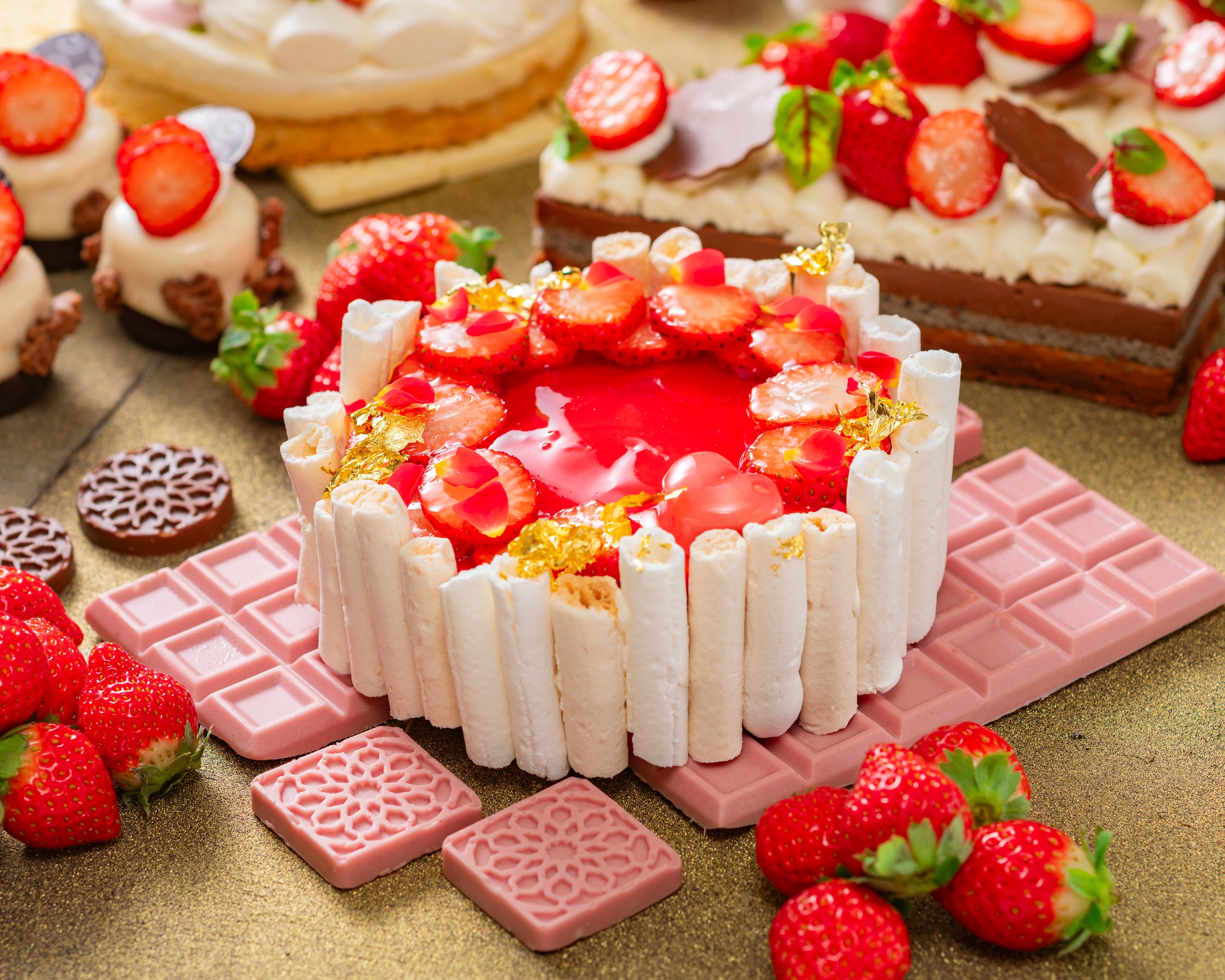 Strawberry Cassis Chocolate Vanilla