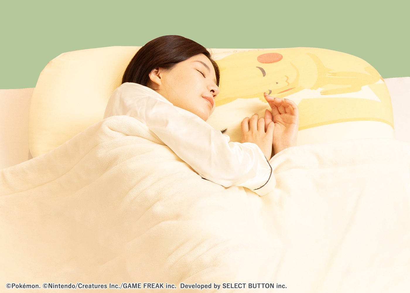 Snorlax and Pikachu arm pillow and body pillow collection