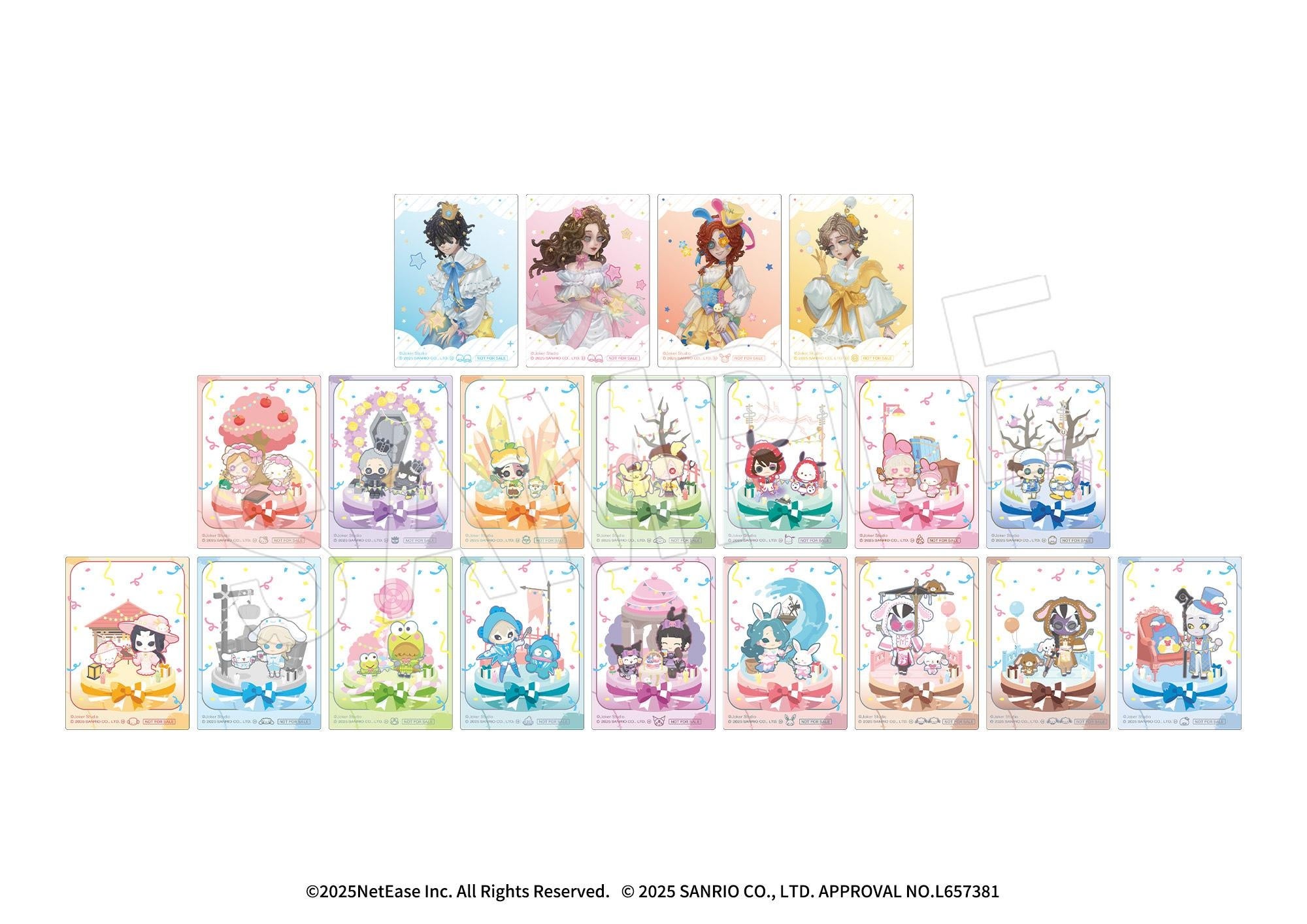 Bonus mini clear cards