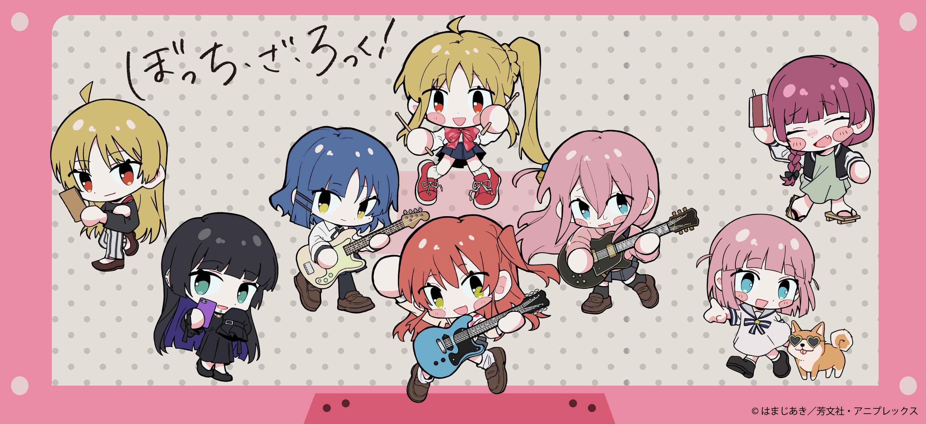 ¡Nuevo Bocchi the Rock! Lanzamiento de Mercancía de la “Serie Chipoke” por Sync Innovation