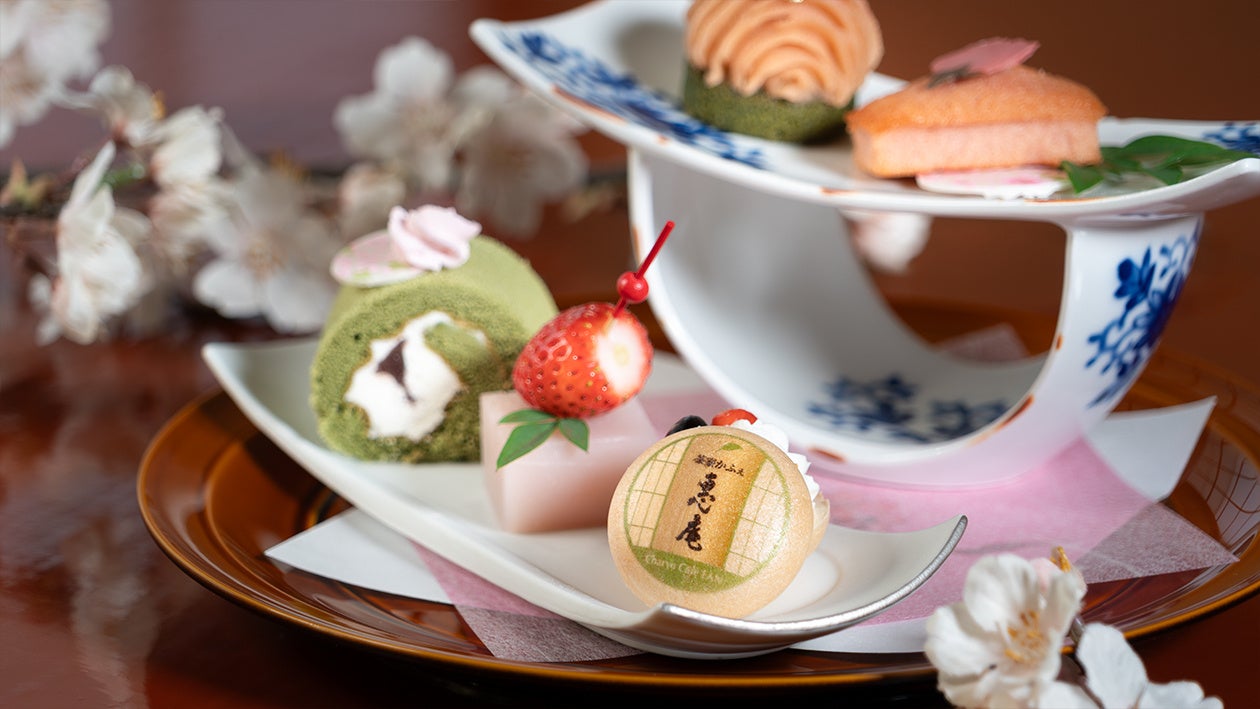 Dulces wagashi exclusivos para este café